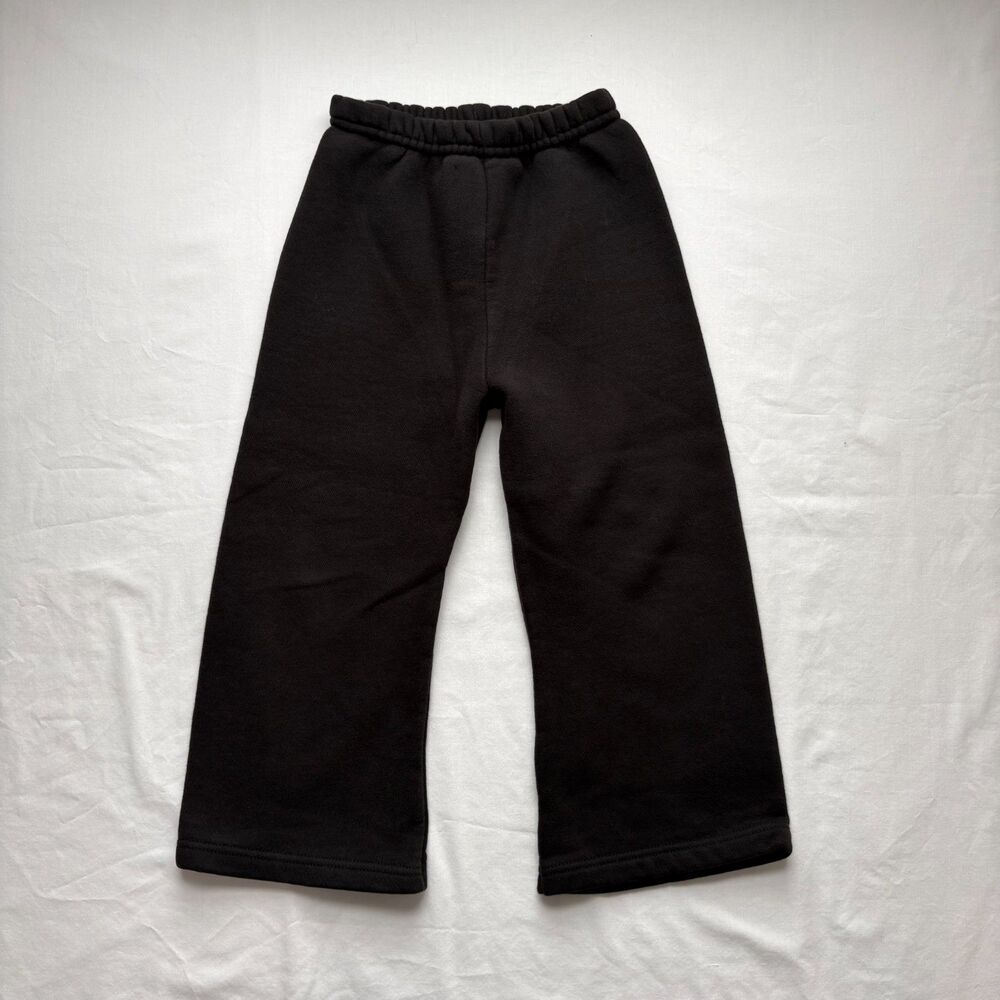vintage 1990s Garanimals Toddler Wide Leg Black Sweatpants Cotton Blend 4T